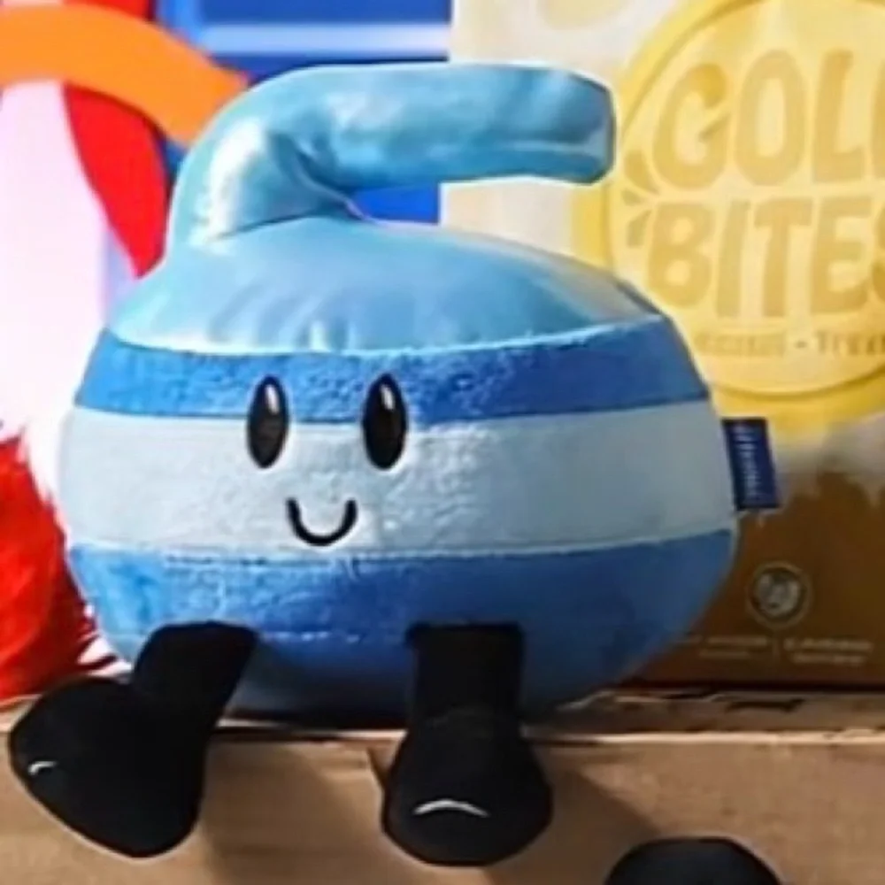 Olympic curling DOG Toy NEW Woof pack like bark box L kettle bell weight plush